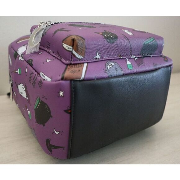 BioWorld Hot Topic 15630267  Women's Purple Hocus Pocus Icons Backpack - Picture 3 of 13